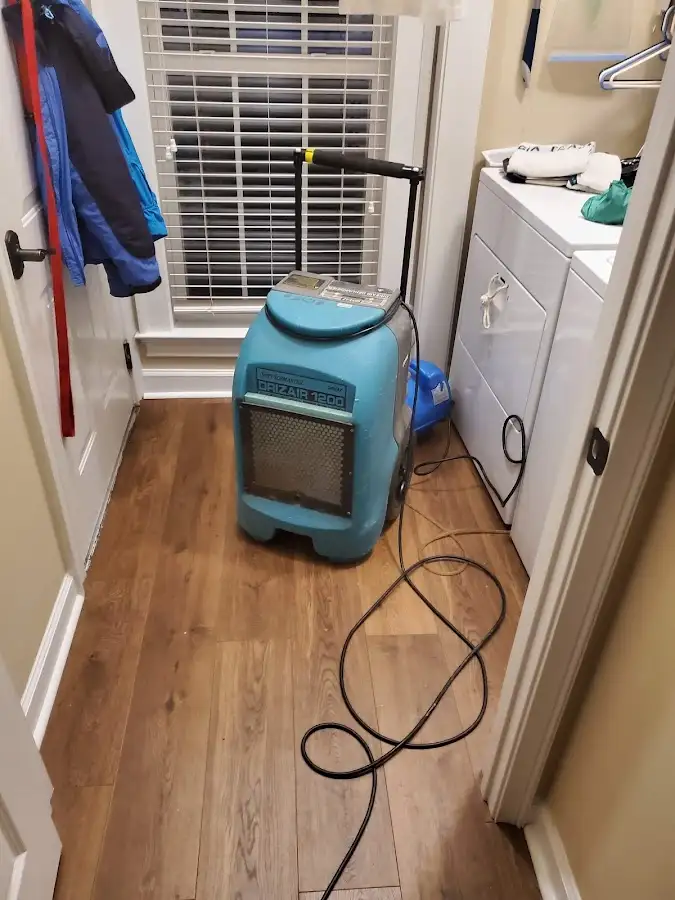 Commercial dehumidifier deployed for Flood Damage Cleanup in Medford